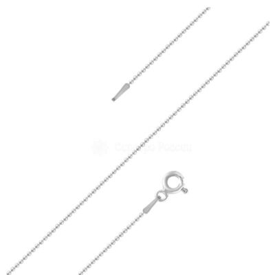 Цепь из серебра родированная - 40 см 925 пробы 2800R100L40