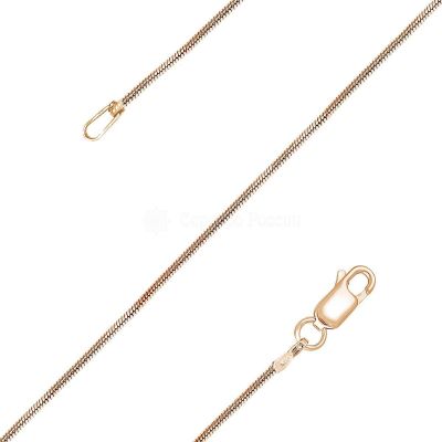 Цепь из золочёного серебра - 40см 925 пробы V1035010440 панцирная упл