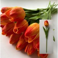 Тюльпан Близнецы Оранж 33 см №080-5 фасовка 10 шт.
