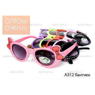 Детские очки A312 бантики (цвет в ассортименте)