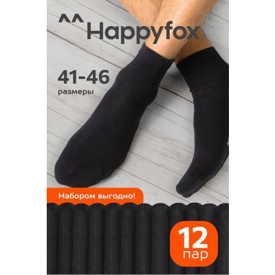 12 пар носков средней высоты Happyfox (27-29)