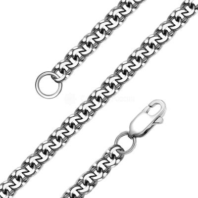 Браслет из черненого серебра - Бисмарк 925 пробы 2-003ча