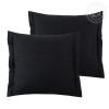Наволочка из поплина Черный -2 шт. - 70*70  арт.971