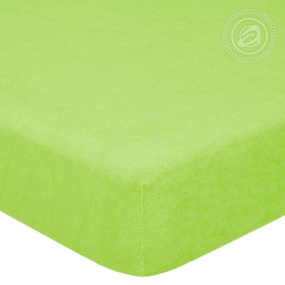 Простыня на резинке трикотаж ЯБЛОНЯ 120*200   арт.252