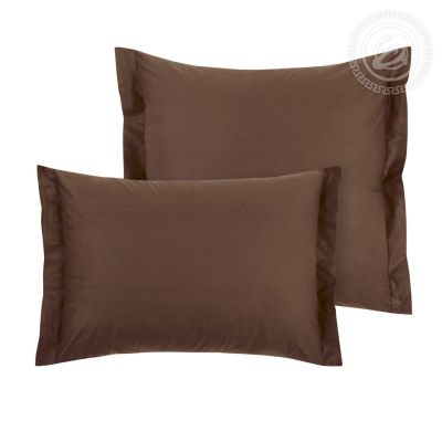 Наволочки -поплина-Шоколад 2 шт. - 50х70 арт.970