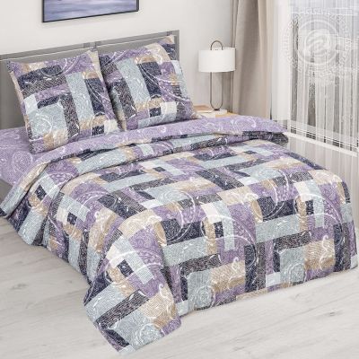 Sale! КПБ Эклектика -Поплин DE LUXE -Евро арт.914