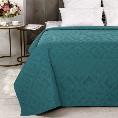 Покрывало (ультрастеп) Изумрудный арт 2242 180х215