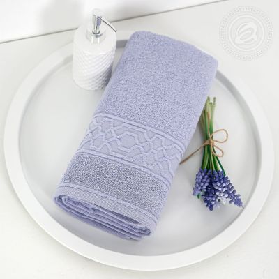 Полотенце махровое "Ажур" (аметист) артПМА-50.90У 50*90