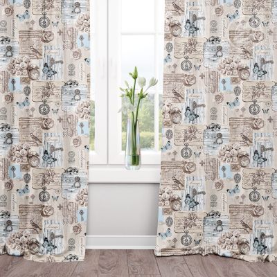 Шторы для гостиной с подхватом Либретто арт Ш.145.260 - 145*260