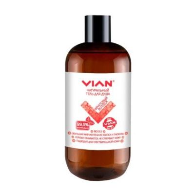 Гель для душа VIAN "ФРУКТОВЫЙ ВСПЛЕСК", 300 г