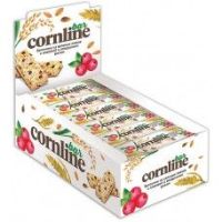 Батончик «Cornline» из цельных злаков с клюквой и воздушным рисом, 30 г (упаковк...