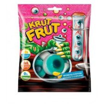 «KrutFrut», мармелад жевательный «Глаз, со вкусом клубники со сливками», 70 г