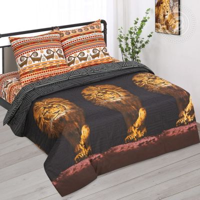 Sale! КПБ Львиное сердце -Поплин DE LUXE -Семейный арт.920